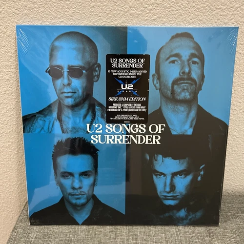U2 Songs Of Surrender SiriusXM 2xLP Translucent Sea Glass Blue Vinyl LE x/1500