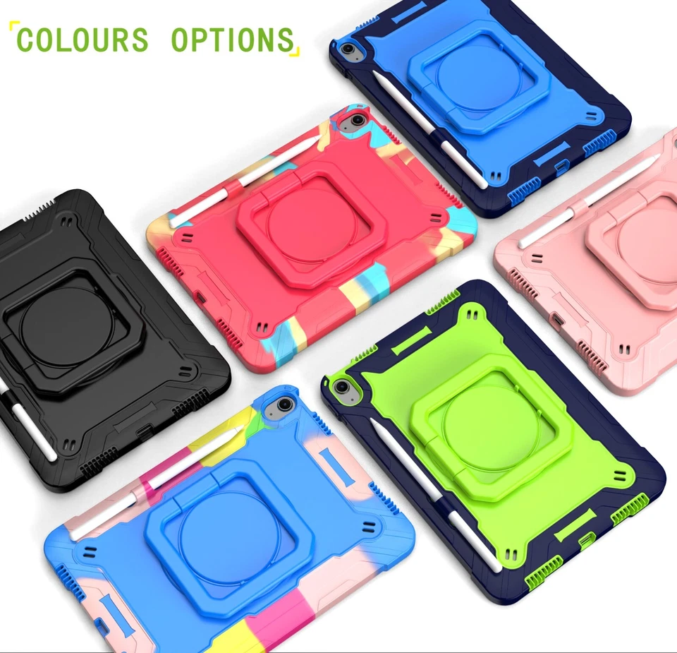 Funda Para Apple iPad 10.9" 11 12.9" 13" iPad Air Pro Cubierta Protectora Antigolpes Foto 2 de 4