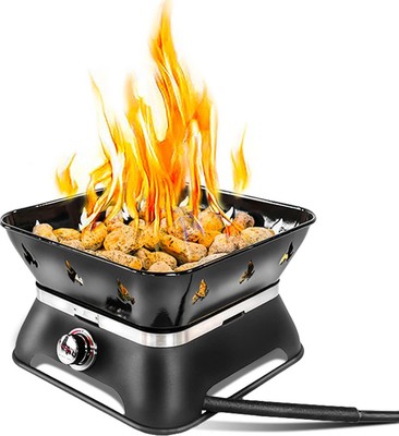 Outland Living Firecube 805 Portable 14-Inch Square Propane Gas Fire Pit For Kit