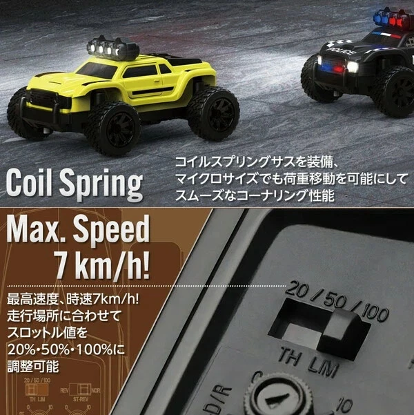 HiTEC Turbo Racing 1/76 C82 Off-Road Car Black 2.4GHz Technical Approval Certifi - Image 4 of 4