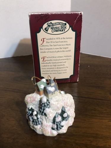 San Francisco Music Box Co Winterland Express Musical Ornament - Afbeelding 3 van 7
