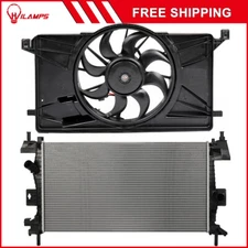 For 2012--2018 Ford Focus Front 12V Electric Radiator Cooling Fan Kit