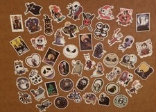 50 pcs Nightmare Before Christmas Jack Skellington Halloween Mini Stickers Pack