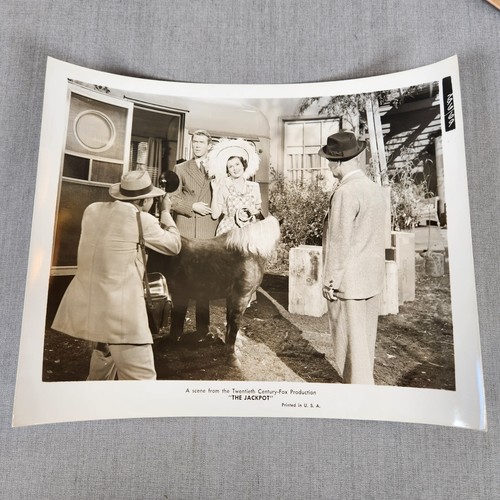 James Stewart + Barbara Hale in The Jackpot 1950 Movie Original Still Photograph - Picture 2 of 4