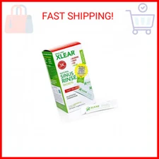 Xlear Natural Xylitol Sinus Rinse Refill, Neti Pot Saline Packets - Nose Cleaner