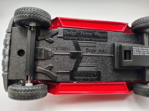1/42 Scale Dodge Power Wagon Concept Truck Diecast Toy (5") Kinsmart KT5017 Red - Picture 8 of 9