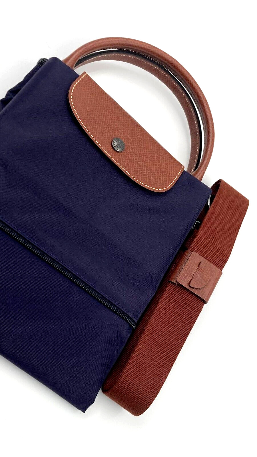 *NEW* LONGCHAMP LE PLIAGE EXPANDABLE TRAVEL BAG - LARGE - BILBERRY image 6