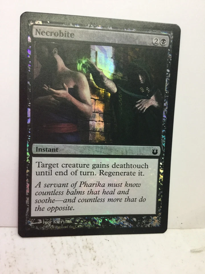 x1 FOIL NECROBITE 77/165 Magic The Gathering 2014 NM/ Mint TCG - Image 2 of 3