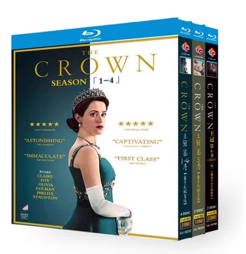 The Crown Season 1-6 (2023) Series 8-Discs New Boxed