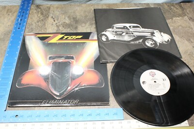 VINTAGE 1983 ZZ TOP ELIMINATOR VINYL RECORD ALBUM V4