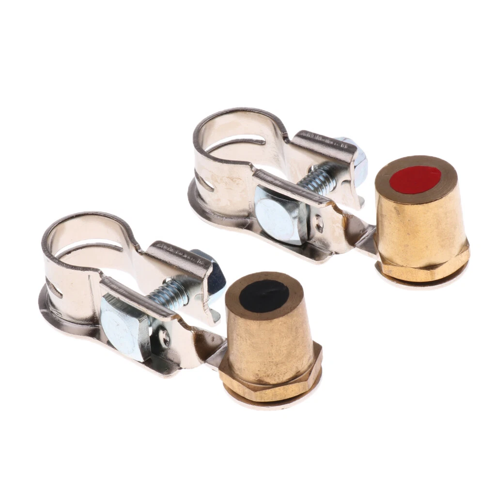 2X Positive Negative Car Battery Terminal Clamp Clip Connector