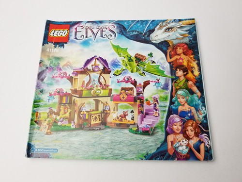 LEGO Elves 41176 The Secret Market Place Complete Dragon Thorne Aira Farran - Picture 21 of 21