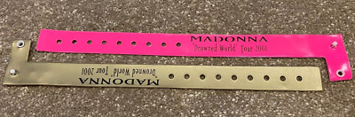 Madonna Drowned World Tour 2001 - Paar Backstage Armbänder