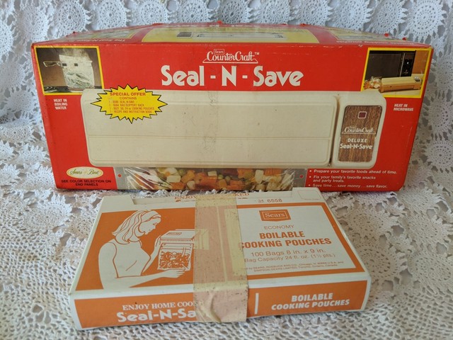Sears Counter Craft Seal N Save Machine With Extra Bags 34-65998 | eBay