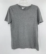 Frank And Oak Men’s Heathered Gray Pocket Crew Neck Organic Cotton T-Shirt Sz M