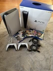 Sony PlayStation 5 825 GB White Disc Console Game Included