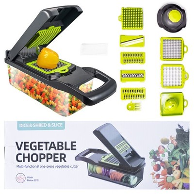 Mandolin Slicer 15 in 1 Vegetable Salad Chopper Food Fruit Veggie Cutter Peelers