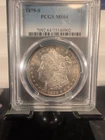 1879-S San Francisco Morgan Silver Dollar PCGS Certified MS 64 And Light Toning