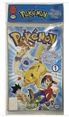  1999 Viz Comics POKEMON ''PIKACHU SHOCKS BACK''#1-4  Series #2 Sealed 