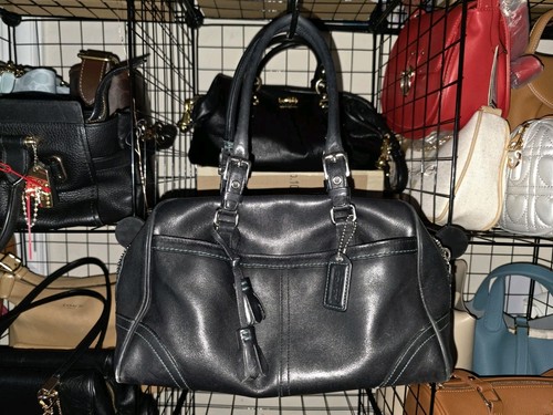 Coach Hamptons Leather Satchel 8A69