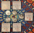5oz Total LOT of FIVE 1oz .999 Silver AMERICA the BEAUTIFUL DISASTER NEW w/ COAs