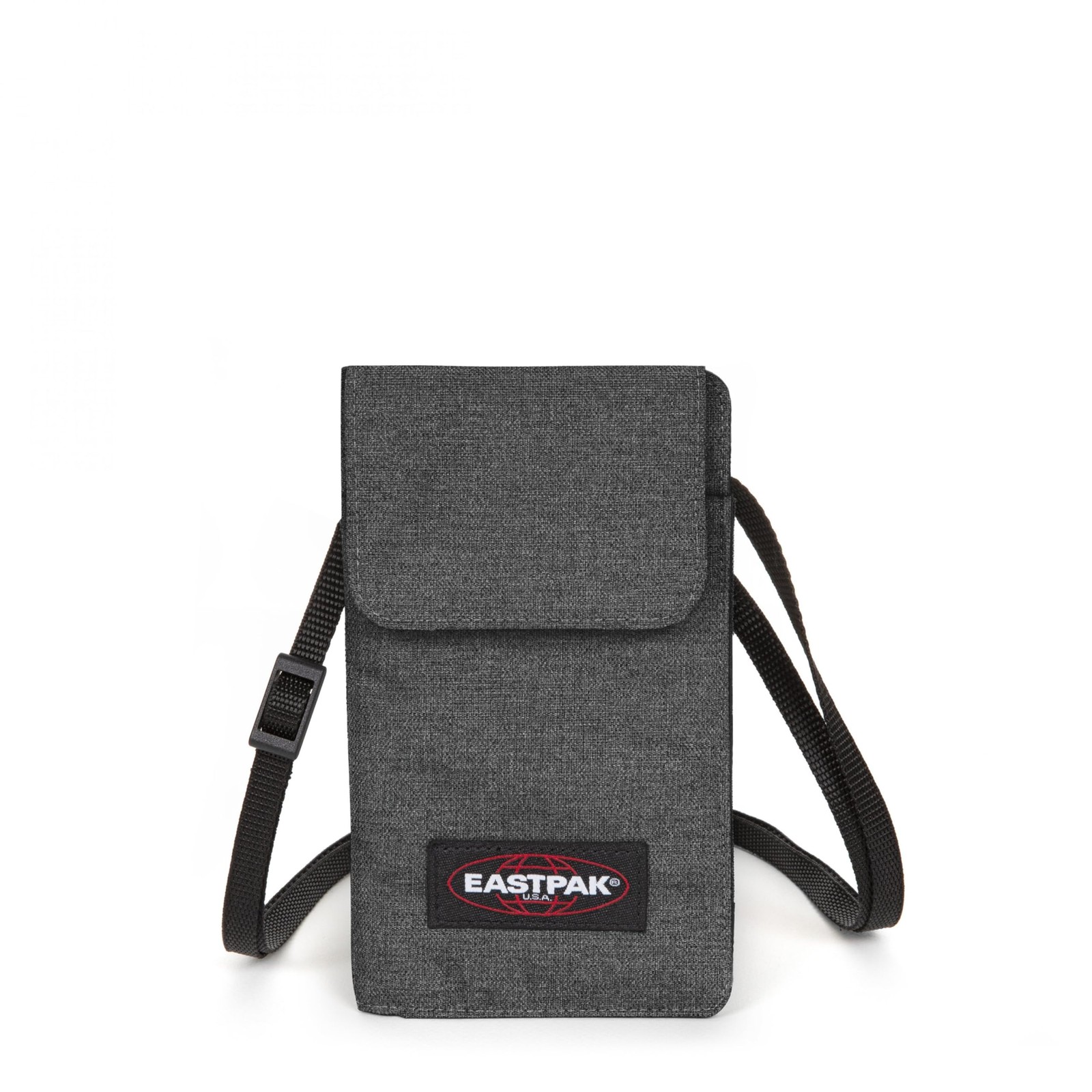 Porte-carte Eastpak gris foncé, mini mini portefeuille en toile nylon