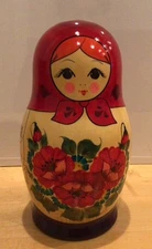 VTG Traditional Russian Matryoshka Nesting Dolls 11 pc Vyatka Kirov