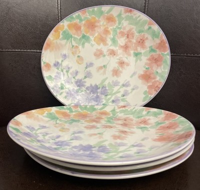 Set of 4 Sango THE DEBORAH MALLOW COLLECTION DREAMTIME Salad Plates 8 1/4  Korea