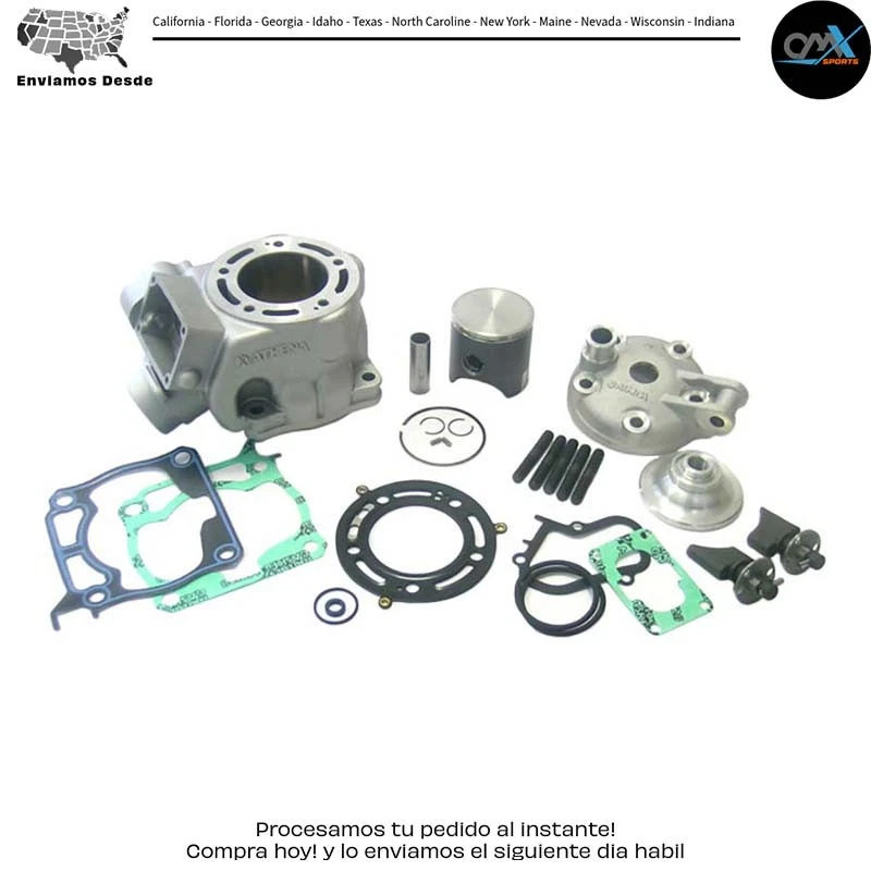 Kit Cylindre Athena ø 58 Pour Yamaha YZ 125 (2005-2016) - Pièce De Rechange Moteur Haute Qualité