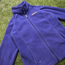 Columbia Jacket Girls XL Youth Blue Benton Springs Fleece Full Zip Outdoor