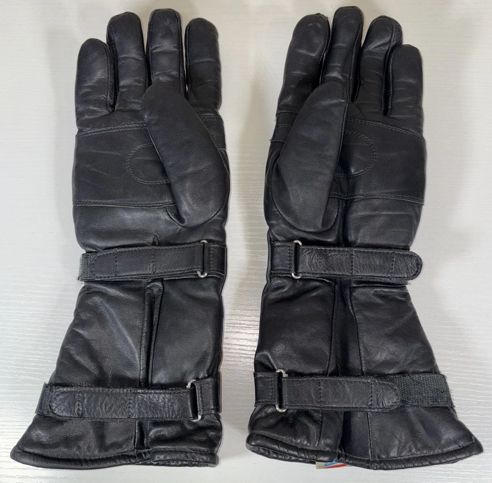 Guantes de motociclismo forrados aislados de cuero genuino Honda Hondaline de colección L Foto 2 de 4