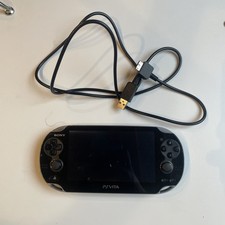 SONY PS VITA CONSOLE BLACK PLAYSTATION SYSTEM PCH1103 3G WI-FI OLED SCREEN 625