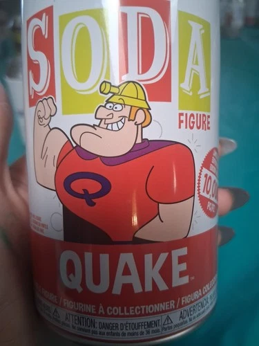 Funko Vinyl Soda: Ad Icons - Quake 1/8000 New, Bubble wrapped and with coin