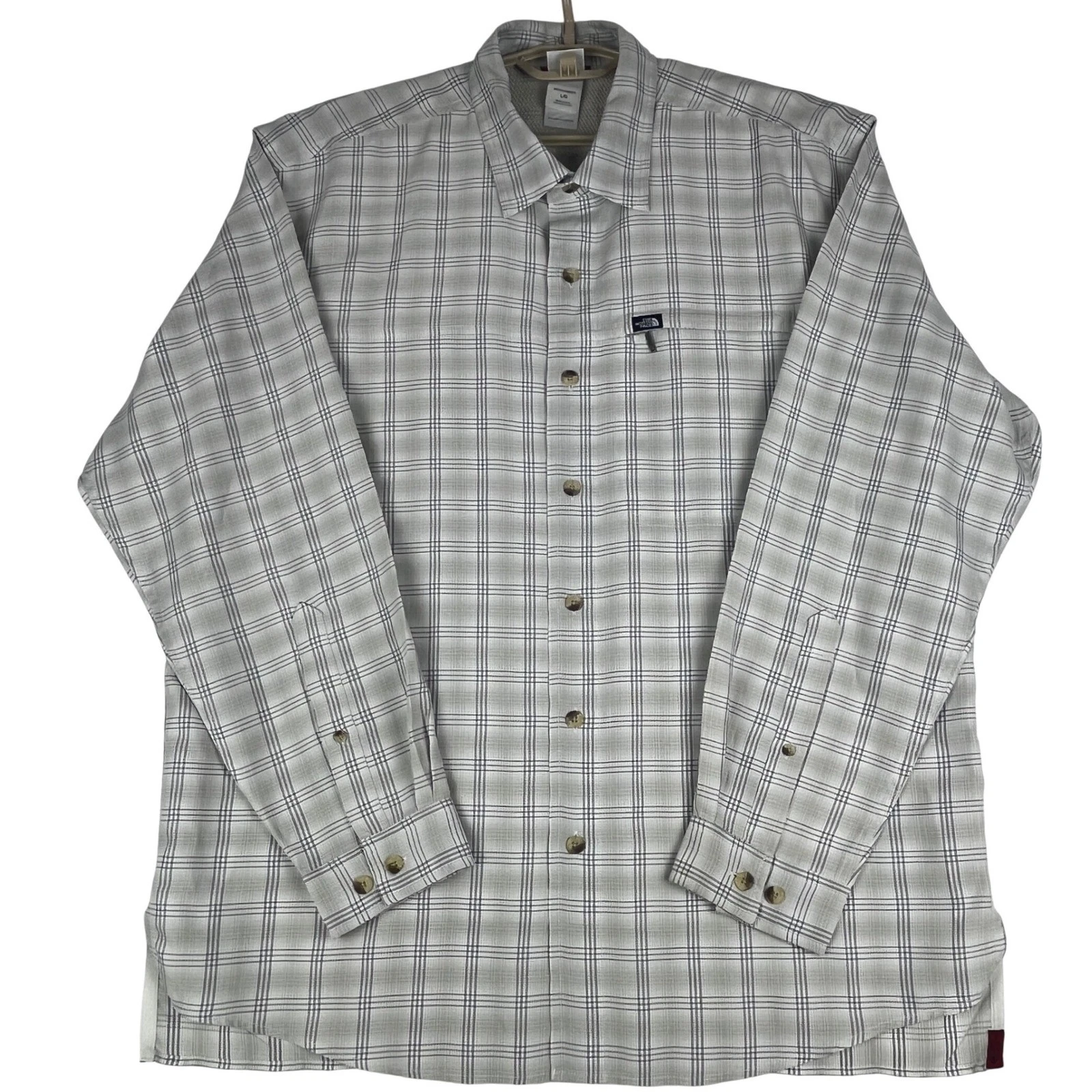 The North Face Shirt Mens Large (L/G) Plaid Roll Tab Sleeve Hiking Button Down
Opens in a new window