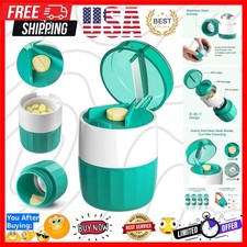 Ultimate 3-in-1 Pill Grinder and Cutter with Storage for Small or Large Pills