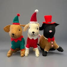 Target Bullseye Playground Felt Christmas Dogs Set NEW 2024 (no Tags)