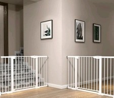 Cumbor Baby Pet Safety Gate No Drill Adjustable Extra Wide 29.7"-51.5" x 30"