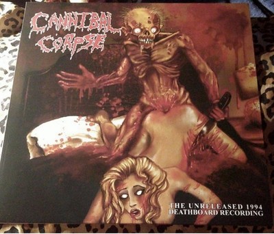 CANNIBAL CORPSE 1994 Deathboard Recordings VINYL 2-LP Records - Orange Vinyl