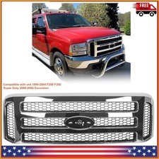 Front Grille fit 1999-2004 Ford F250 F350 Sup...