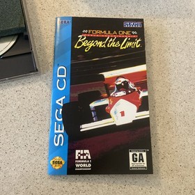 Formula One World Championship: Beyond the Limit Sega CD Complete + Reg. Card