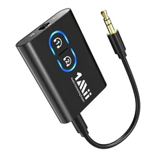 1Mii Bluetooth 5.3 Transmitter Receiver for TV to Wireless Headphones, Dual L...