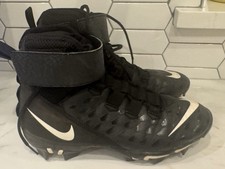 Nike Force Savage 2 Shark Men's Football Cleats Black White US 6.5 W BV0151-001