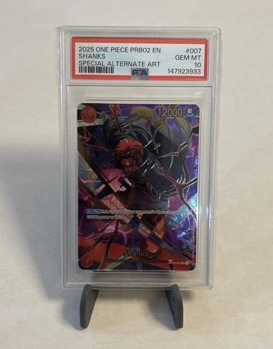 One Piece PRB02 - Shanks SP Alt Art - OP06-007 SP - PSA 10