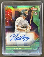 2025 Bowman's Best Nick Kurtz Circuitry Auto RC Rookie #/99 Athletics