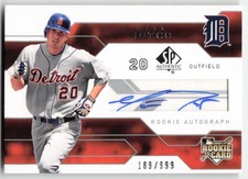 2008 SP Authentic #177 Matt Joyce #/999