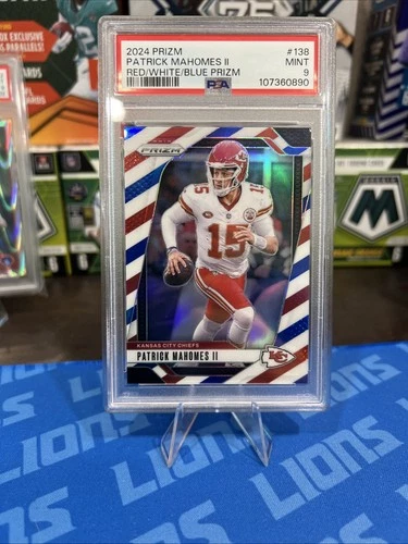 2024 Panini Prizm - Patrick Mahomes II #138 Red White & Blue Prizm