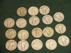 Partial Roll Standing Liberty Quarters  - 18 quarters - 90% Silver  (Lot47)