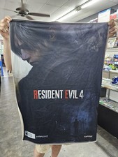 Resident Evil 4 GameStop Cloth / Fabric Promo Poster Banner PS5 XBX (33inx24in)