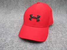 Under Armour Hat Cap Fitted Youth Small Medium Embroidered Classic Baseball Athl
