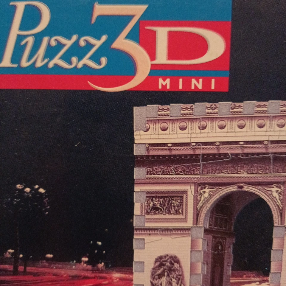 Puzz3D Mini  Puzzle 3D Arc de Triomphe - 46 pz. Vintage - MB - Immagine 3 di 4
